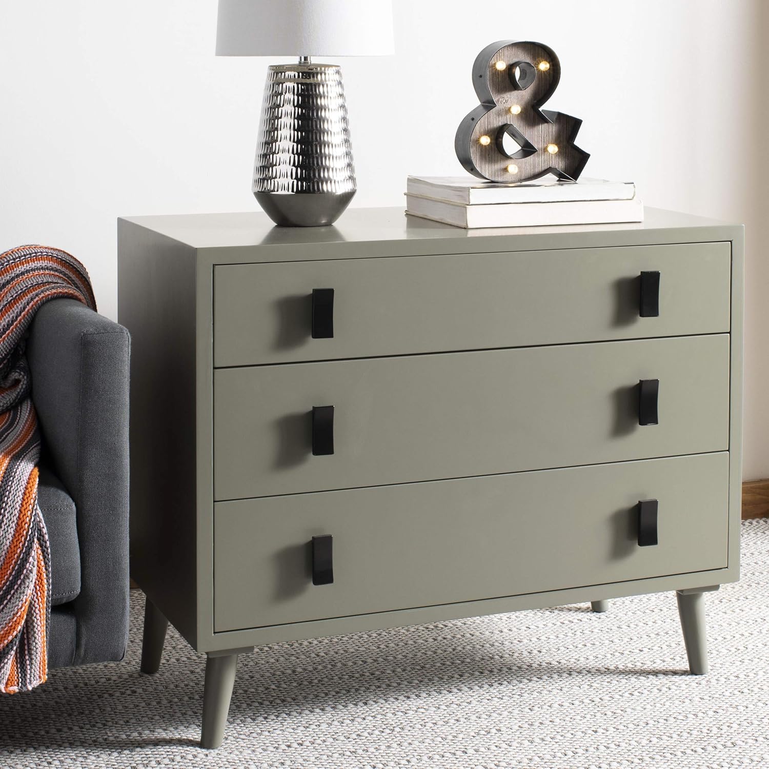 Safavieh Chs6601a Home Collection Blaize Dark Grey And Black 3