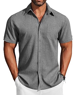 COOFANDY Men's Button Down 
