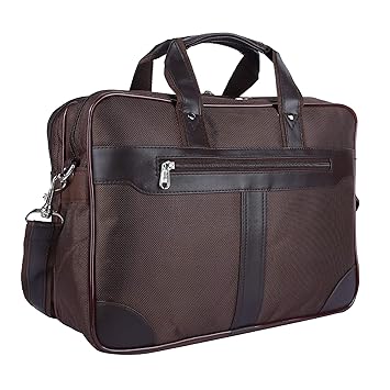 Hammonds Flycatcher Irresistible Matte Material Double Compartment Office Bag|Laptop Bag | 15.6 x 10.5 x6inch