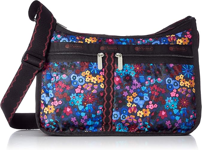 Amazon.co.jp Lesportsac 7507 DeluxeEverydayBag Shoulder Bag, Polyester, A4 Size Compatible