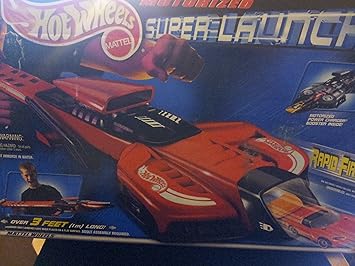 motorized hot wheels launcher