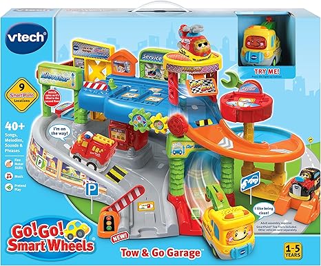 vtech go go smart wheels tow and go garage