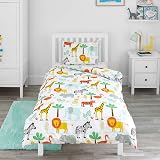 Bloomsbury Mill Safari Adventure Cot Bed Duvet Cover Set 120x150cm
