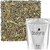 Tealyra - Moroccan Mint - Gunpowder - Peppermint - Spearmint - Famous Green Loose Leaf Tea - Caffeine Level Low - Hot or Iced Tea - All Natural - 110g (4-ounce)