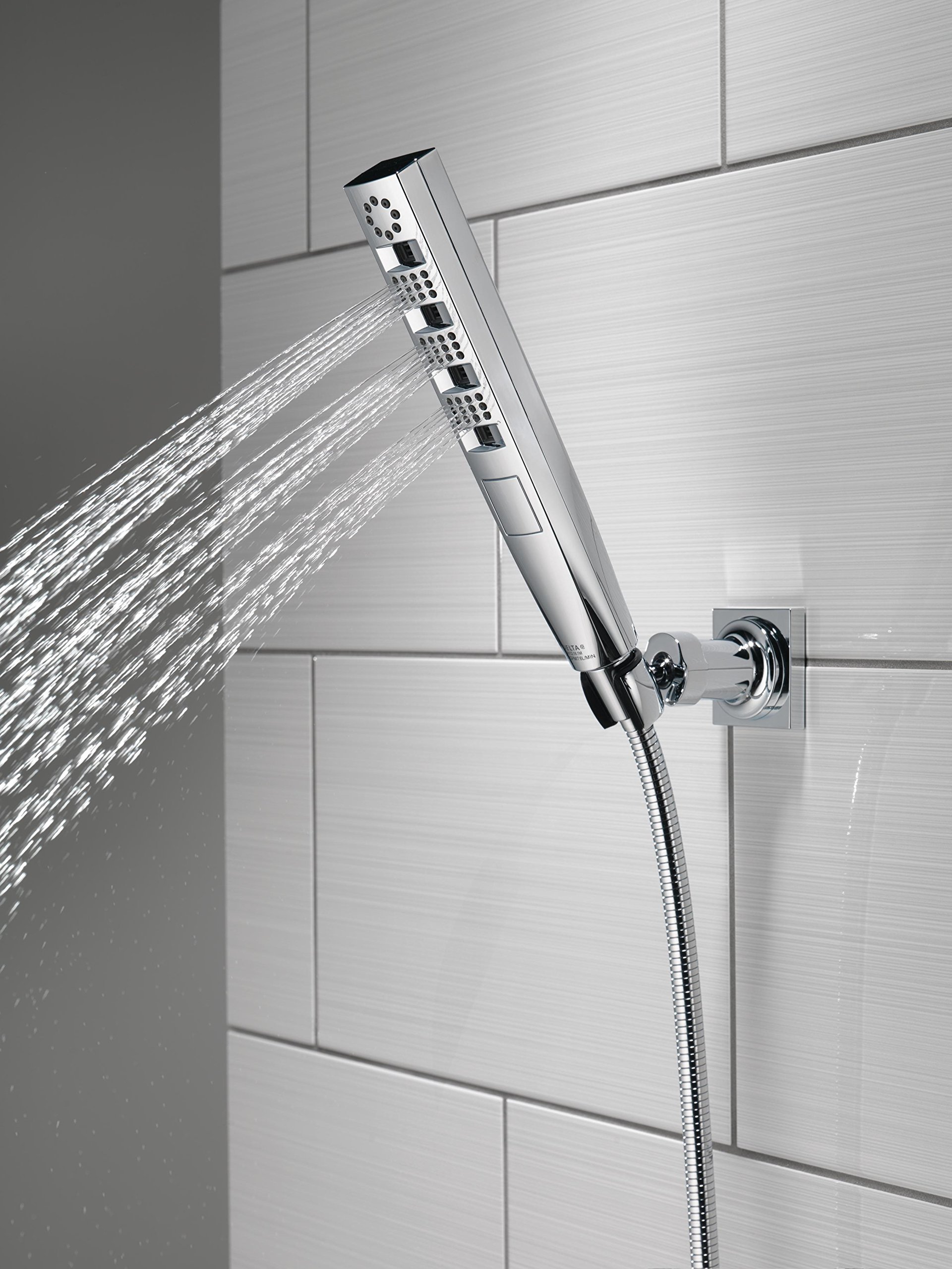 Delta 55140 5Spray Touch Clean WallMount Hand Held Shower
