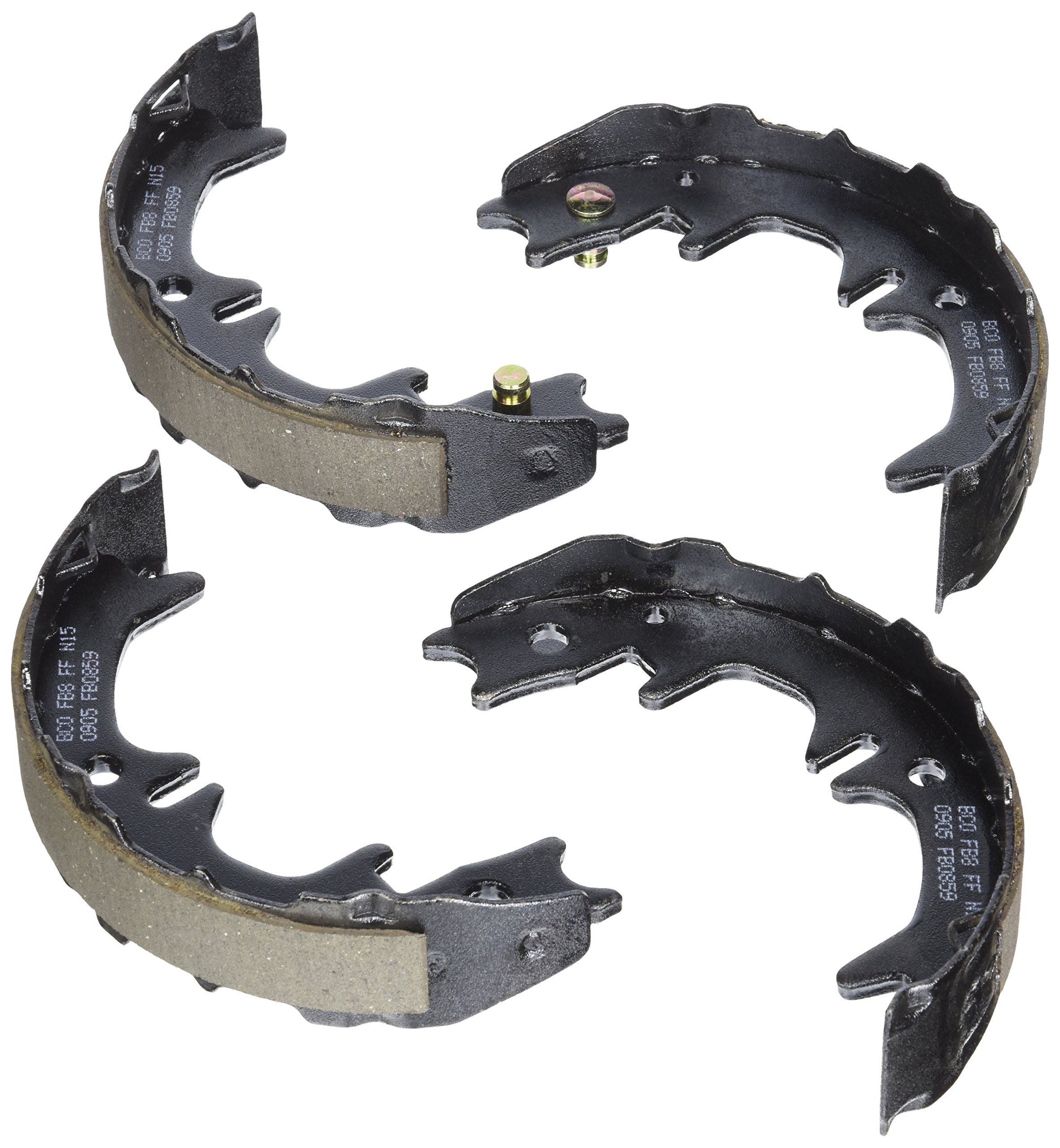 Photo 1 of BOSCH BS859 Blue Parking Brake Shoe Set - Compatible With Select Lexus ES250, ES300, ES330, ES350, RX300; Toyota Avalon, Camry, Celica, Highlander, Solara
