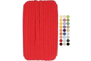 JACOB BICERRI Braided Gimp Braid Trim - 10 Yards - 31+ Colors - Upholstery lace Braided Gimp Cord Trim Scroll Braid Trim Turkish Trim for Costumes Home Decor Upholstery Craft Sewing DIY GT28050