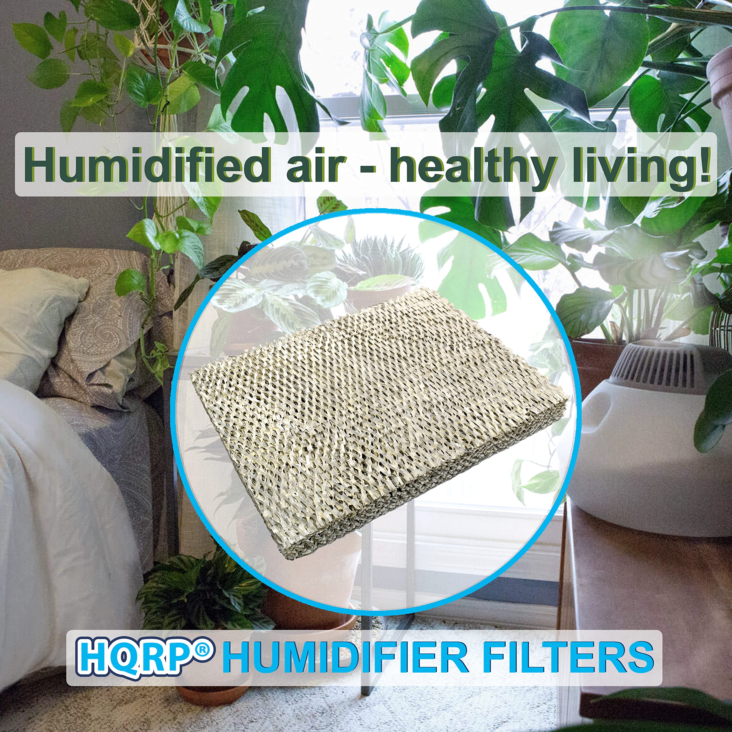 HQRP 2-Pack Water Filter compatible with Trane/American Standard BAYPAD02A1310A; HUMD300A / HUMD500A / THUMD300ABA00B / THUMD500APA00B Humidifiers 10