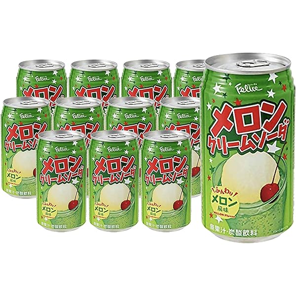 Amazon.com : Felice melon cream soda 11.83 fl oz, 24 packs