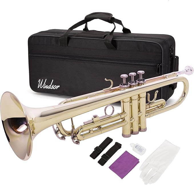 Windsor Student Bb Trumpet with Case Amazon.co.uk Musical Instruments