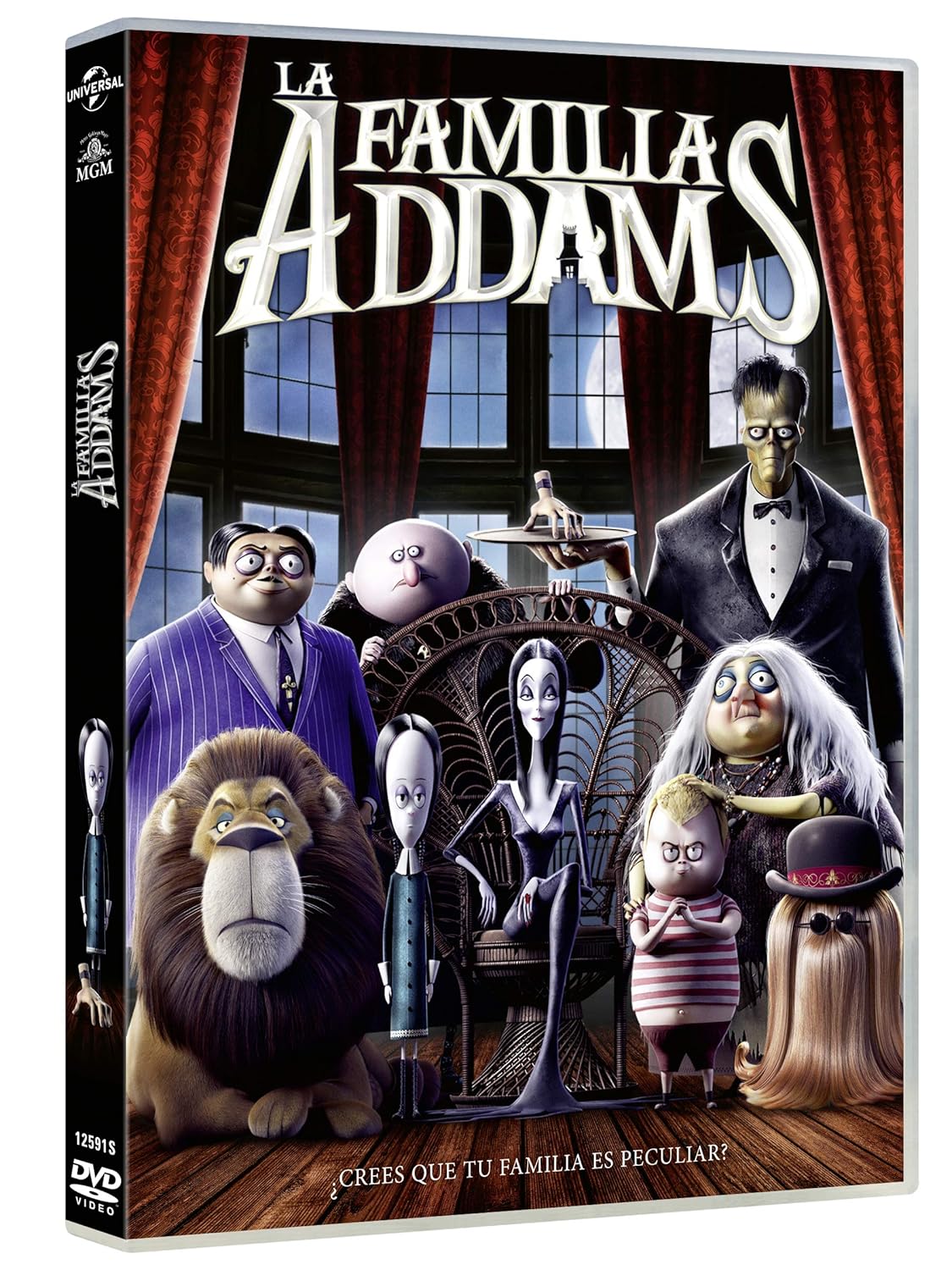 La Familia Addams 2019 Dvd Amazon Es Oscar Isaac Charlize Theron Chloe Grace Moretz Conrad Vernon Greg Tiernan Oscar Isaac Charlize Theron Metro Goldwyn Mayer Mgm Cinesite Animation Bron Studios Cine Y Series Tv