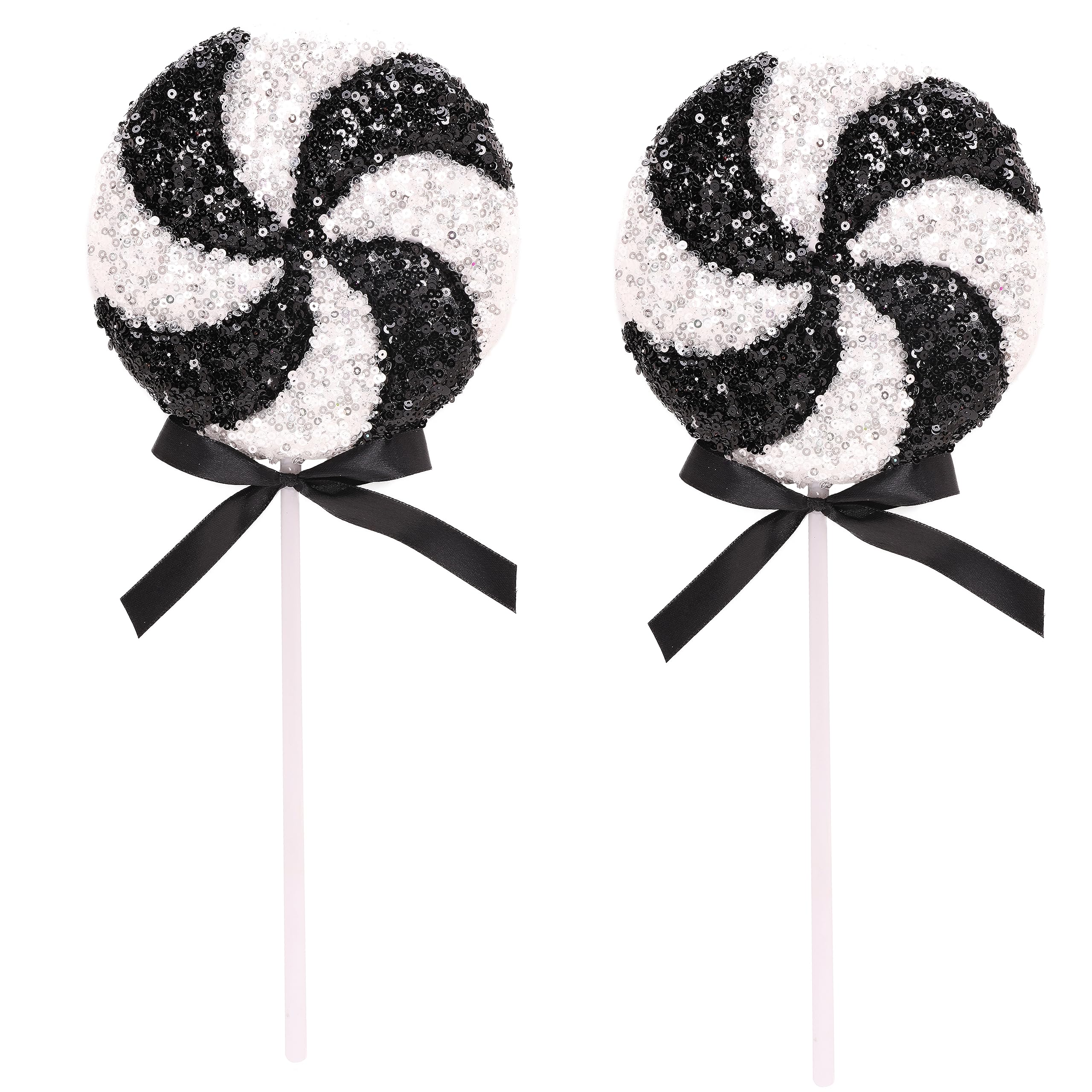 Christmas Concepts® Pack of 2 360mm (14,2") Giant Sparkly Sequin Lollipop Christmas Decoration – Christmas Tree Ornaments – 11 Colours Available