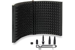 AUPHONIX PRO Isolation Shield - Microphone Reflection Filter for Recording - Mic Studio Equipment