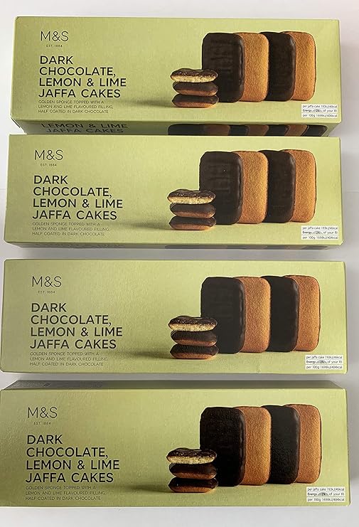 Marks and Spencer Dark Chocolate Lemon & Lime Jaffa Cakes 125g x 14