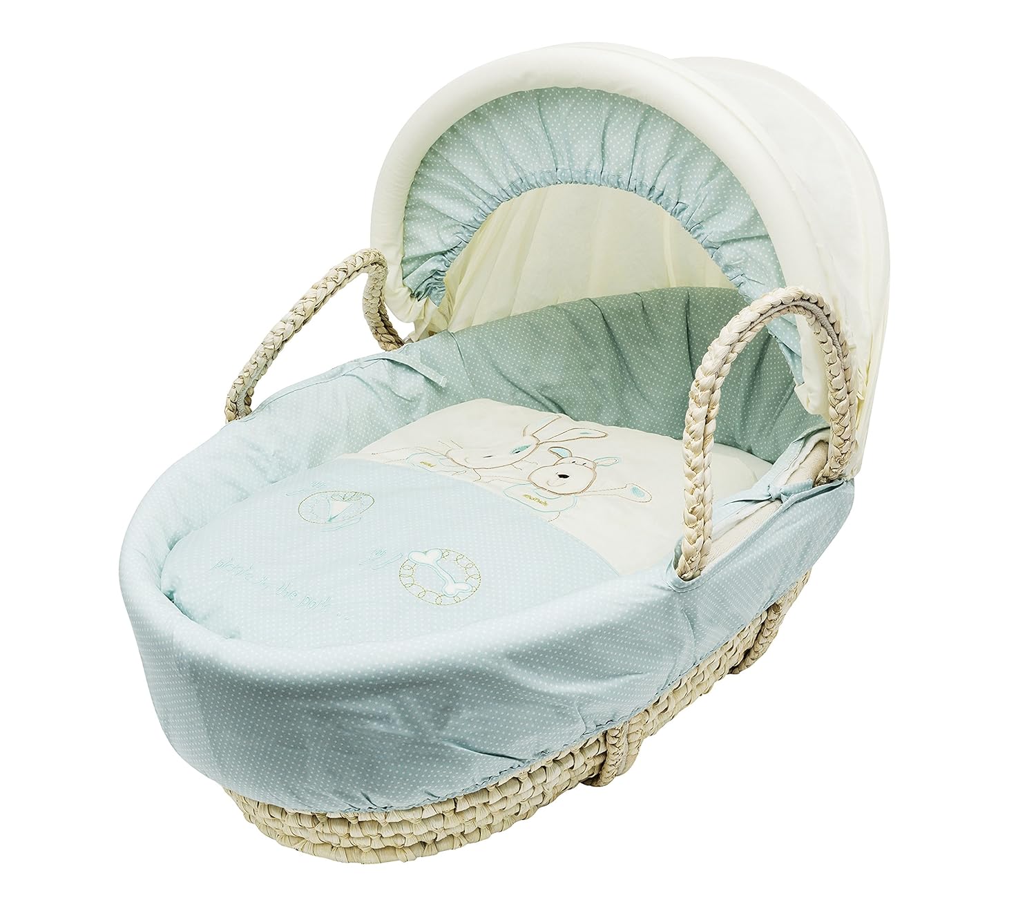 kinder valley teddy in the park moses basket