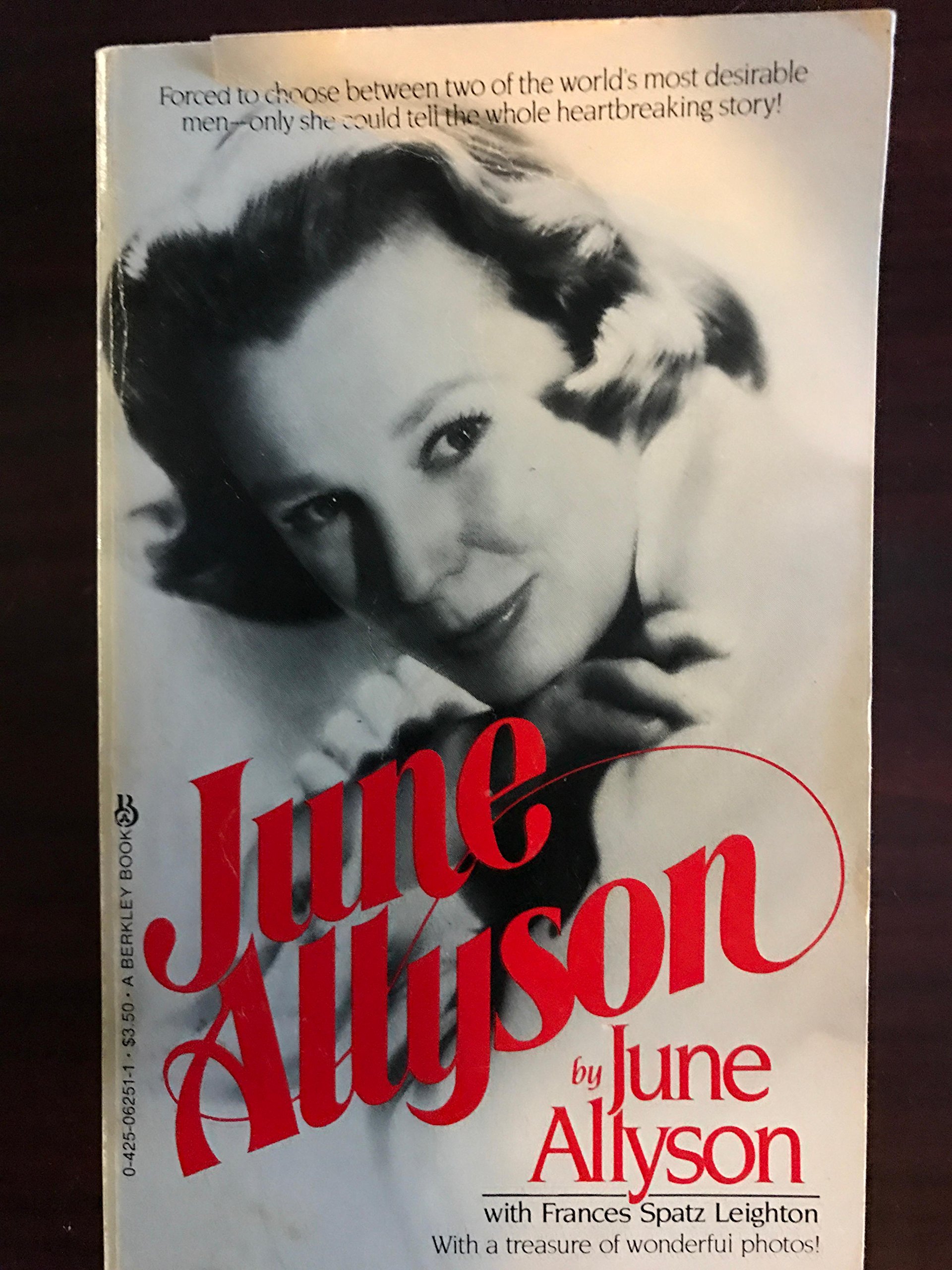 June Allyson June Allyson 9780425062517 Amazon Com Books