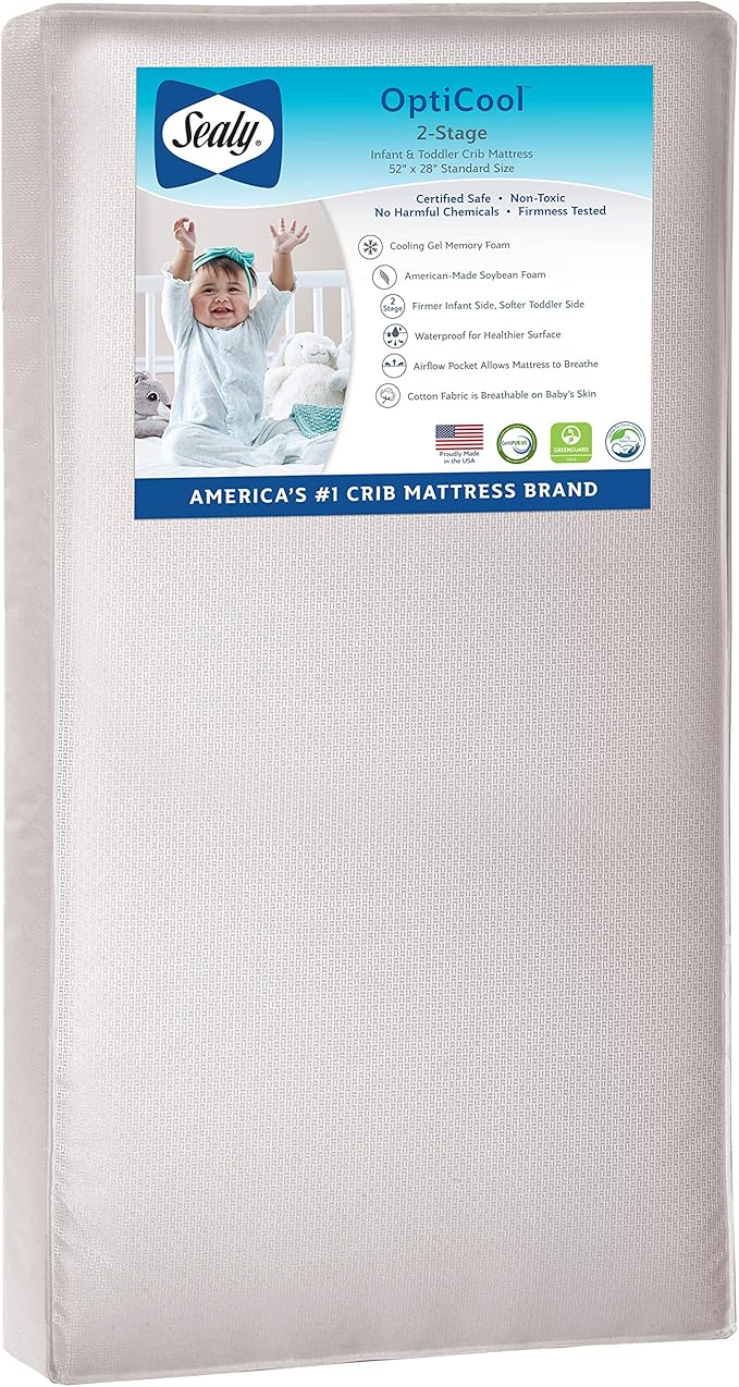 sealy opticool crib mattress