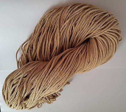 Pooja ki Potli 3MM Twisted 100 Meters Cotton Cord/Dori Thread for Macrame DIY and Other