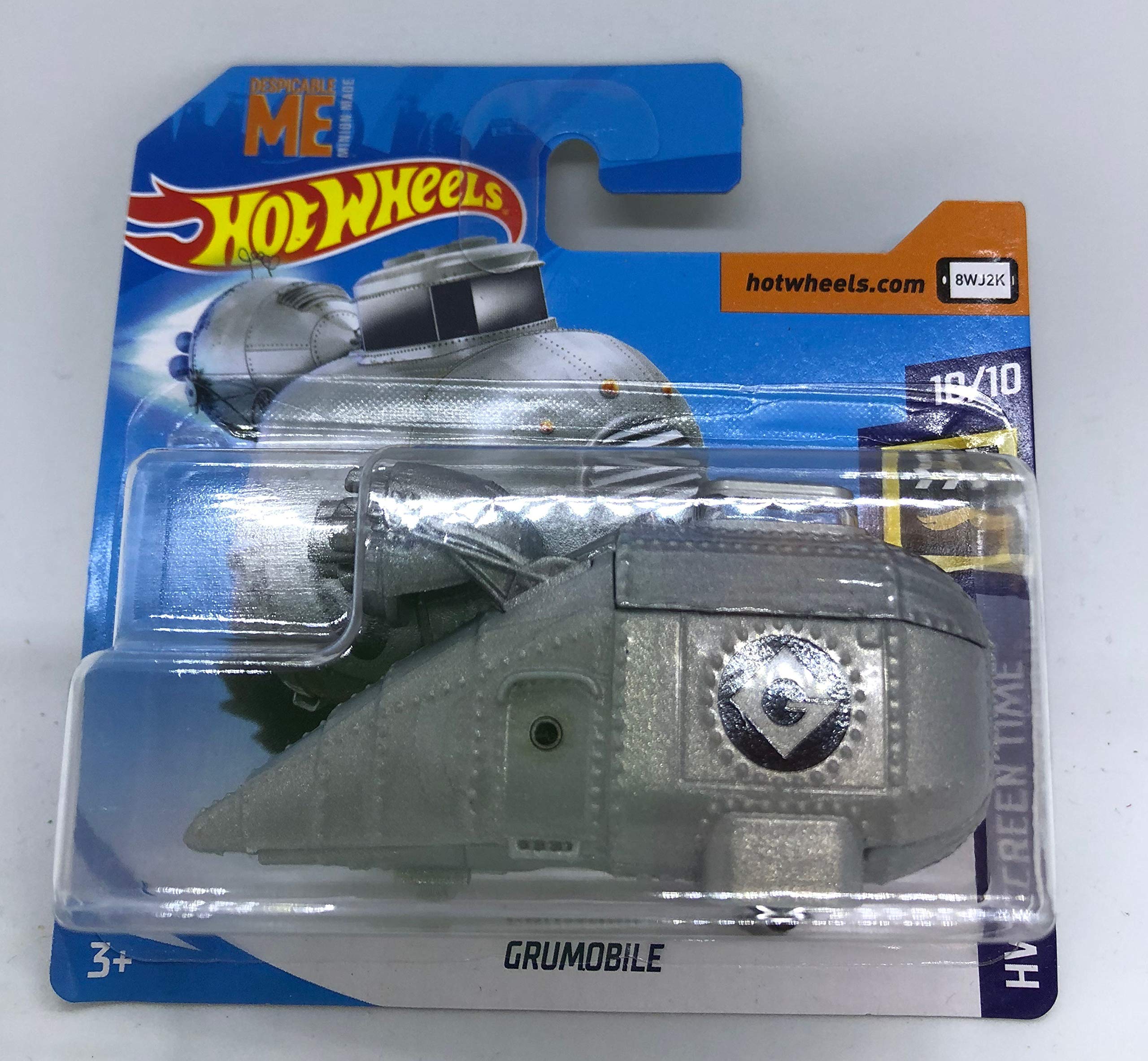 Hot Wheels 2018 GRUMOBILE 10/10 HW Screen Time 296/365 (Short Card) Dispicable Me