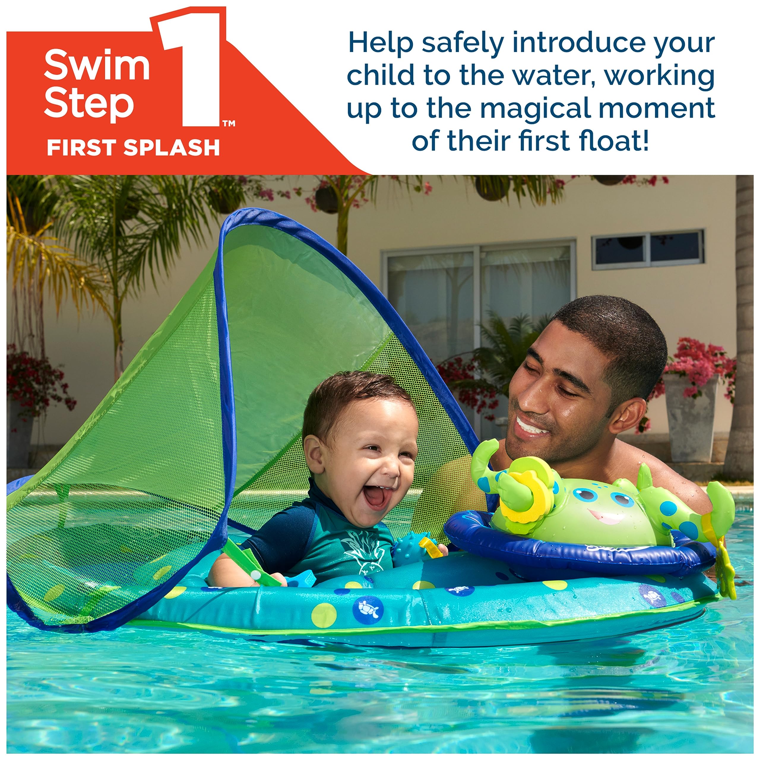SwimWays Baby Spring Float Splash N Play