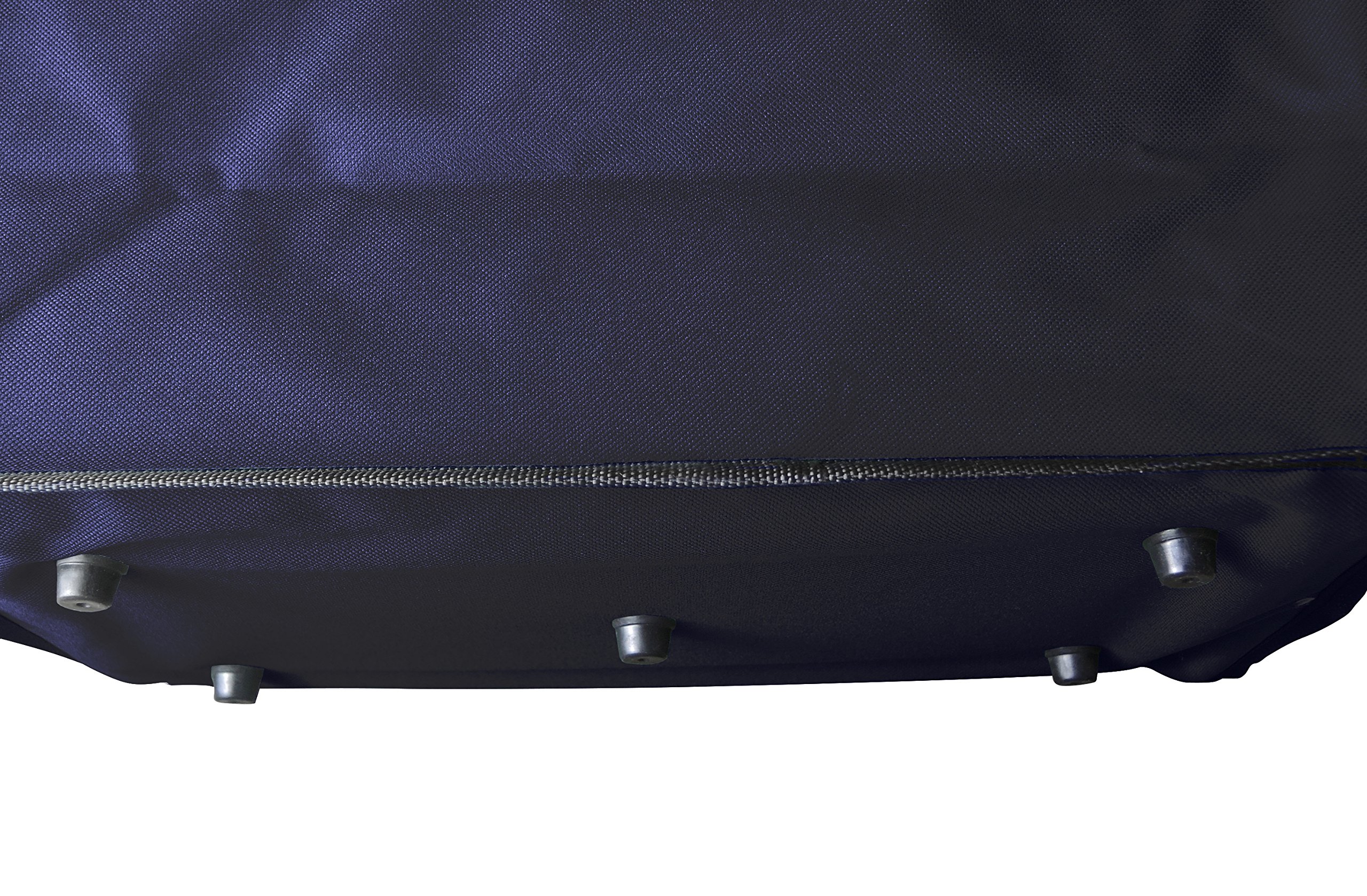 Faltbarer, praktischer Carrybag mit Deckel, Bezug aus hochwertigem, wasserabweisendem Polyestergewebe My Basket to GO kompakt, zusammenfaltbarer Shopper mit weich ummantelten Griffen DUNKELBLAU