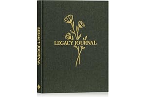 Lanpn Grandparents Legacy Journal Book with Prompts, Tell Me Your Life Story Memory Book to Fill Out, Mom Story Family Memory