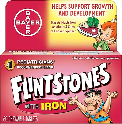 Amazon Com Flintstones Childrens Multivitamin Supplement With Iron Chewable Tablets 60 Each Pack Of 2 By Flintstones Vitamins Health Personal Care Amazon Com Flintstones Childrens Multivitamin Supplement With Iron Chewable Tablets 60 Each Pack Of 2 By Flintstones Vitamins Health Personal Care