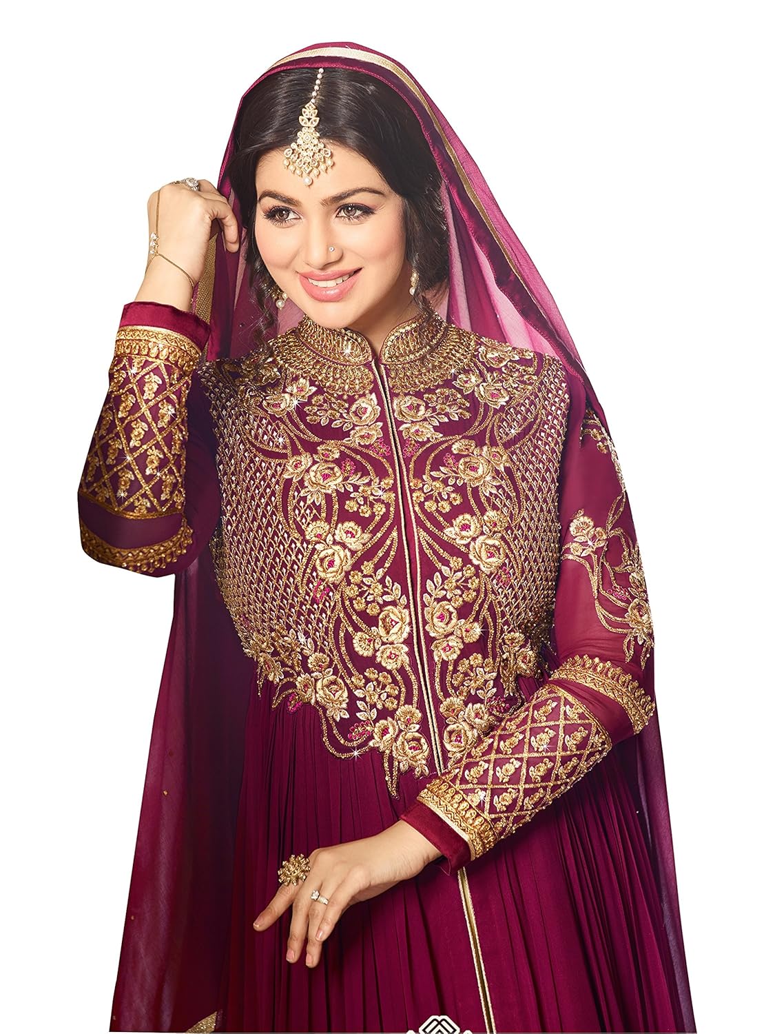 misha fashion women's party wear anarkali gown