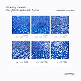 Hemway Holographic Sapphire Blue Glitter Shaker 130g Chunky Resin Epoxy view 3