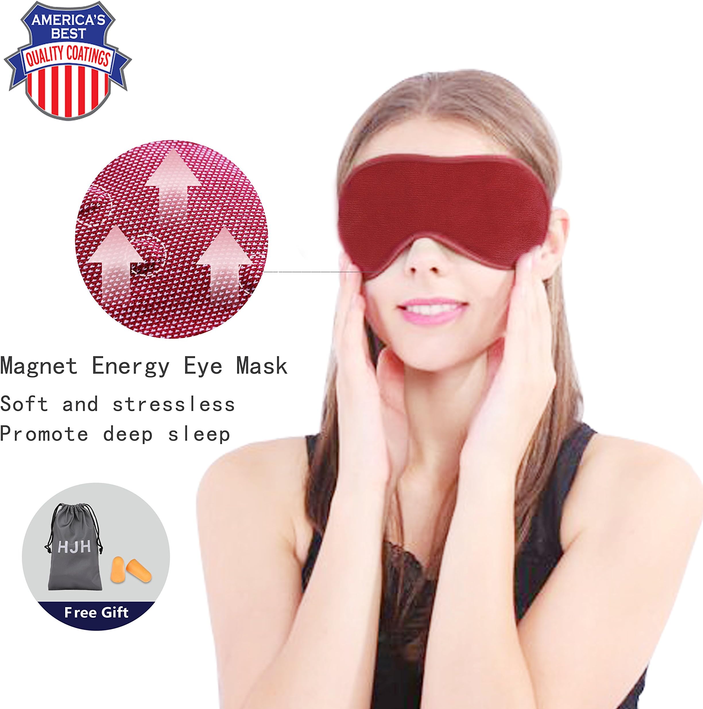 Magnetic Sleep Mask Eye Mask for Sleeping Blindfold Sleep Mask for Woman Cover Eyes to Sleep Mask Men Sleep Aid for Puffy Eyes Masks