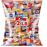 Halloween Chocolate Candy Variety Pack 2 Pound - Bulk Individually Wrapped Assorted Chocolate Candy Bars Party Candy Assortment for Birthdays, Gifts &amp; Treats