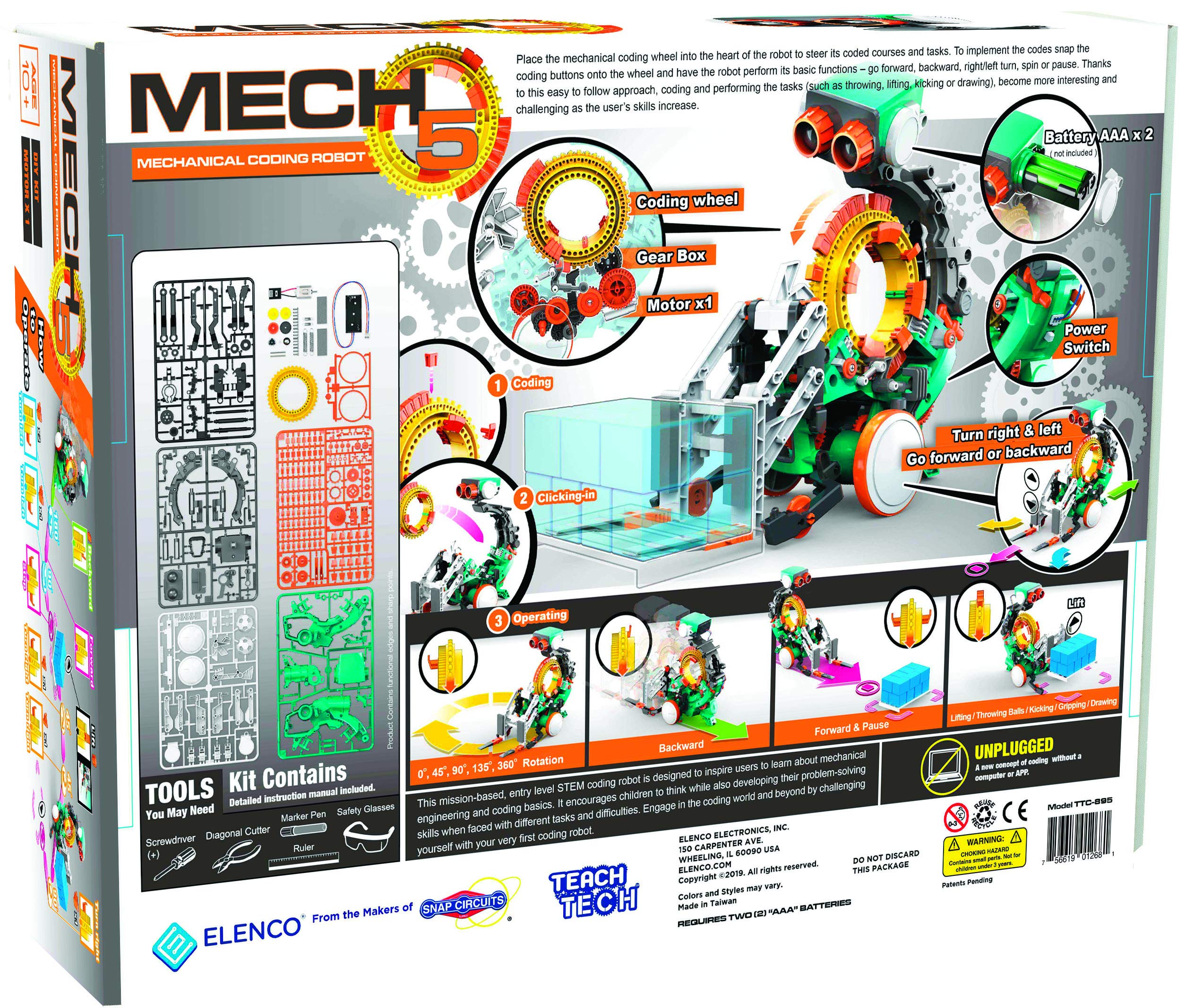 Teach Tech Mech 5, Mechanical Coding Robot