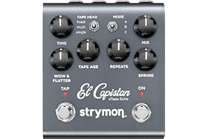 Strymon El Capistan V2 dTape Echo Guitar Pedal for Electric and Acoustic Guitar, Synths, Vocals and Keyboards