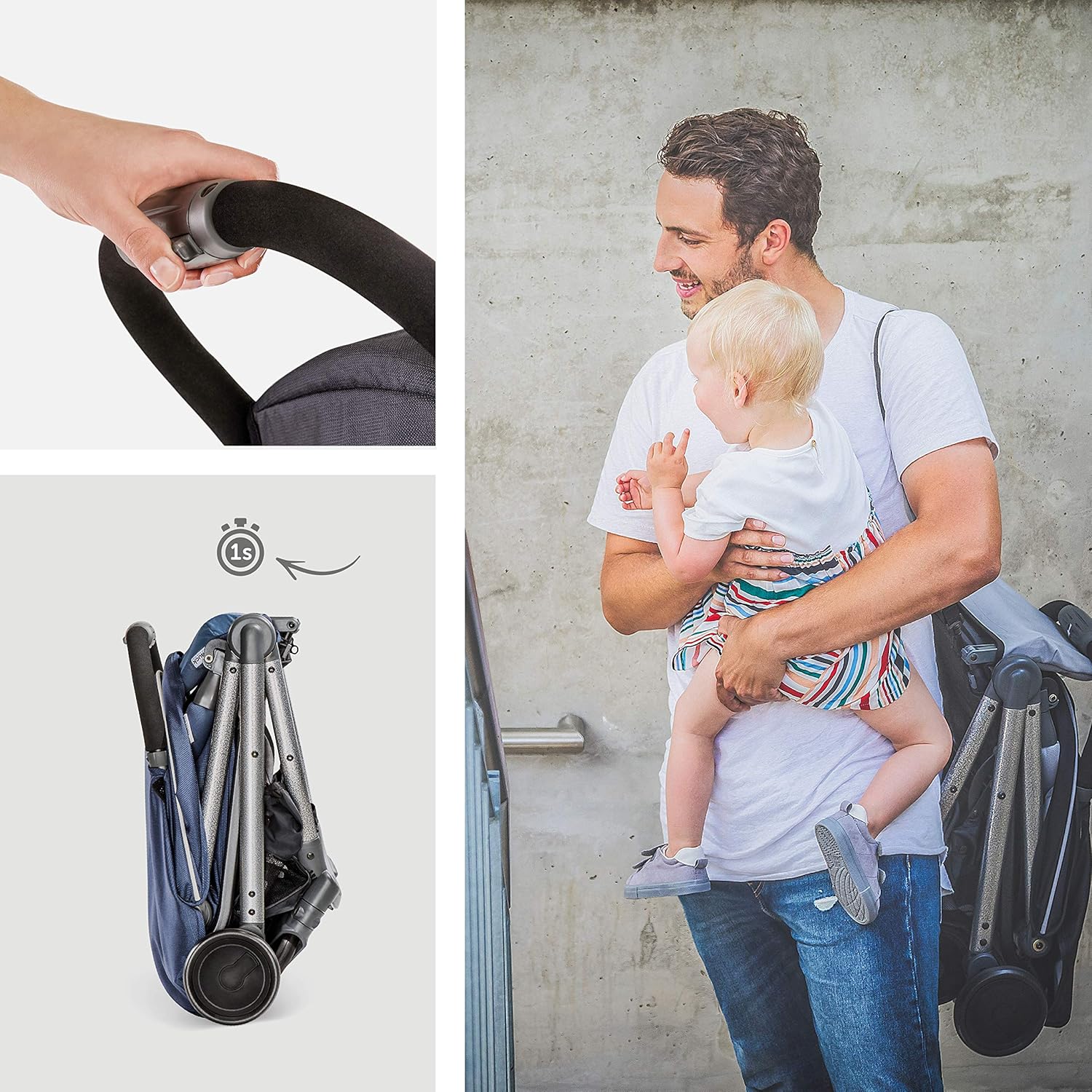 small compact pushchair