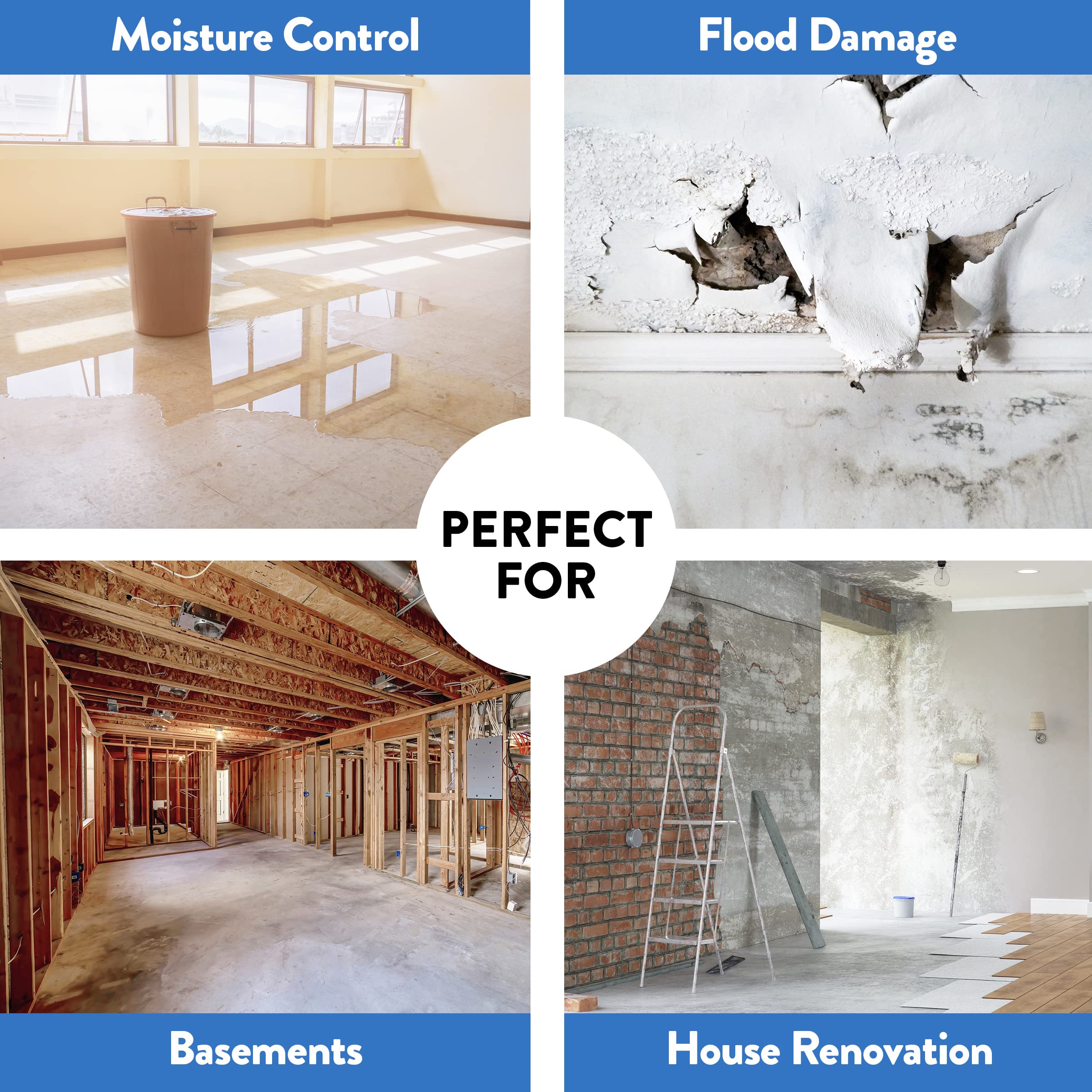 Dri-Eaz LGR 7000XLi Commercial Dehumidifier with Pump F412, 29 Gal, Industrial Dehumidifier