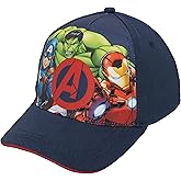 Marvel Avengers, Captain America, Hulk, Ironman Flat Brim Baseball Cap Hat, Boys Ages 5-17