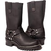 Wesco Harness 11" Heavy Oiled Black Cowhide Leather Boots USA-Made