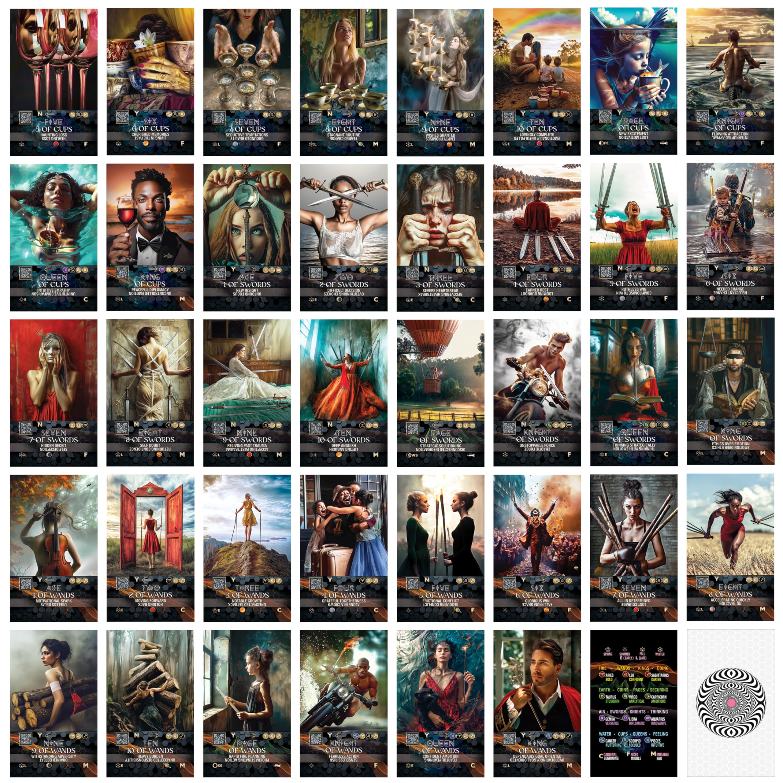 The Talking Tarot Deck & Guide: 78 Cards That Can Read Themselves | Instant, Interactive Readings or Master Tarot in Under 1 Hour with Online Training. Includes Keywords, Reversals, Zodiac Signs