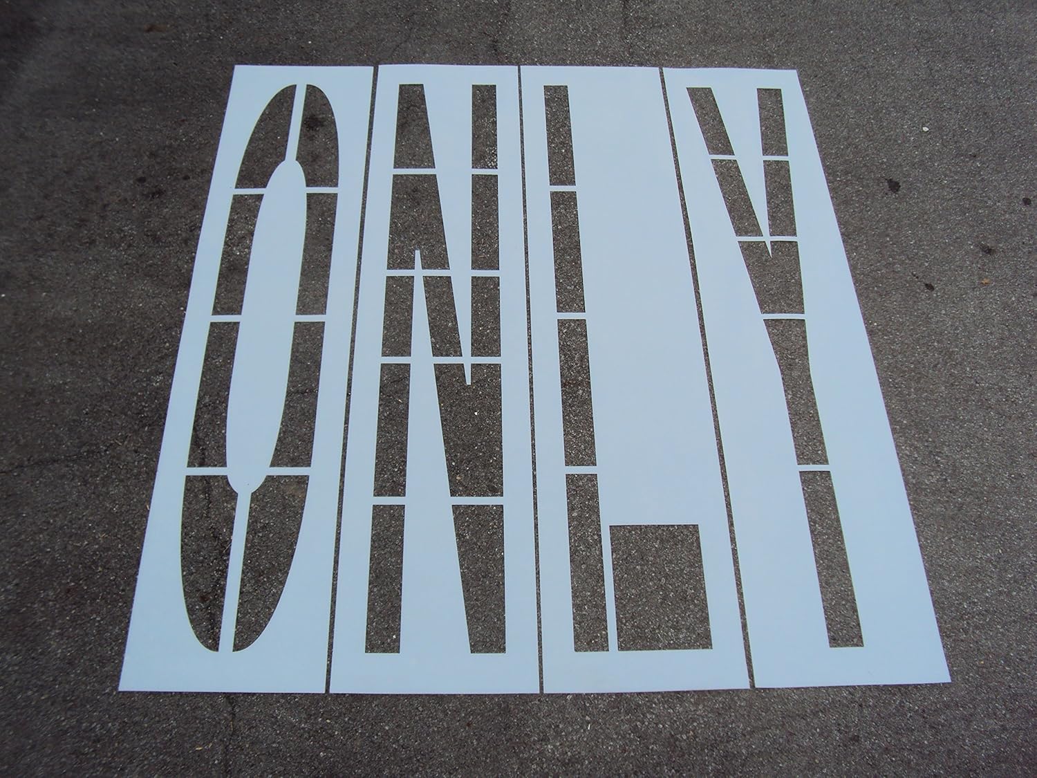 96" ONLY Stencil Department of Transportation Walmart