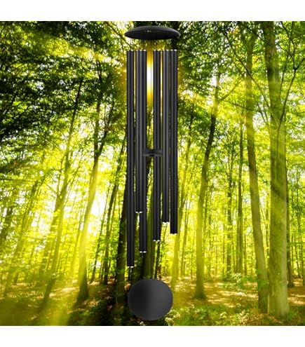 chime Exhart 46.25-in Multi Color Metal Wind Chime 05693L at Lowes.com