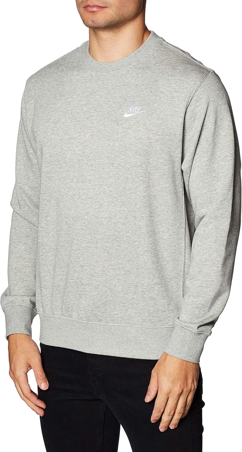 Nike Mens French Terry Crew Sweatshirt Grey XX-Large: Amazon.ca ...