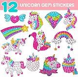Blue Squid Unicorn Diamond Art Kit for Kids – 5D Gem Art DIY Craft Set view 3