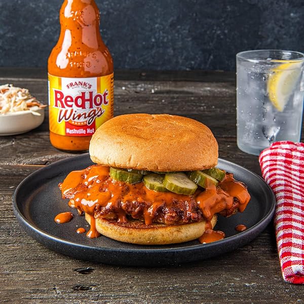FRANK’S REDHOT NASHVILLE HOT WINGS SAUCE, 12 FL OZ