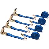 10X Lashing Strap Tension Belt Spanngurt mit Ratsche Ratchet Strap