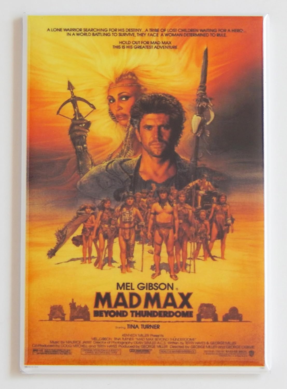 Mad Max Beyond Thunderdome Movie Poster Fridge Magnet (2 x 3 inches)