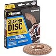 Kutzall Original Shaping Disc - Very Coarse, 4-1⁄2" (114.3mm) Dia. X 7⁄8"(22.2mm) Bore - Woodworking Angle Grinder Attachment for DeWalt, Bosch, Milwaukee. Abrasive Tungsten Carbide, SD412O550