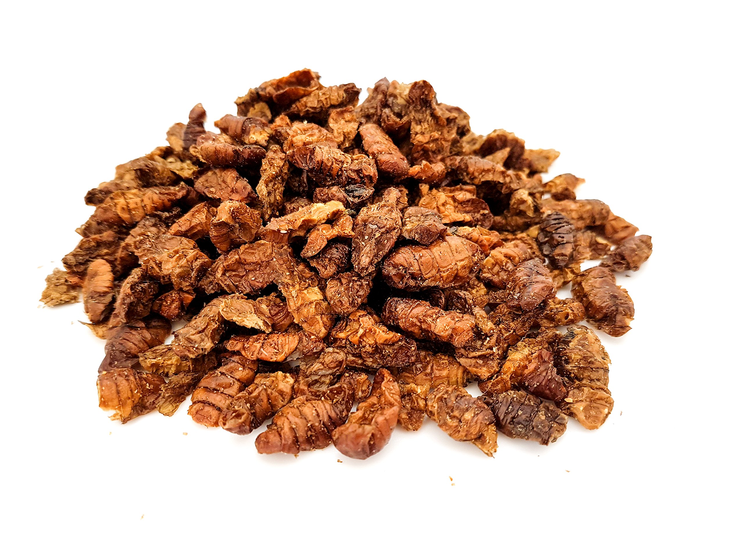 HERONS - Dried Silkworm Pupae - For Turtles, Birds, Reptiles, Mammals, Koi & Pond Fish - 100% Natural - High Protein - Ballast Substances & Chitin - Regulates Digestion - 1000 Grams
