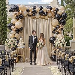 20x10ft Thick Champagne Glitter Backdrop Curtain