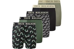True Religion Boys Underwear 5 Pack Boxer Briefs for Boys 6-18 Durable Stretch Breathable Moisture Wicking