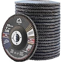 Merryland 5 Inch Grinding Wheels 10 Pack - Metal Grinding Discs For Angle Grinders